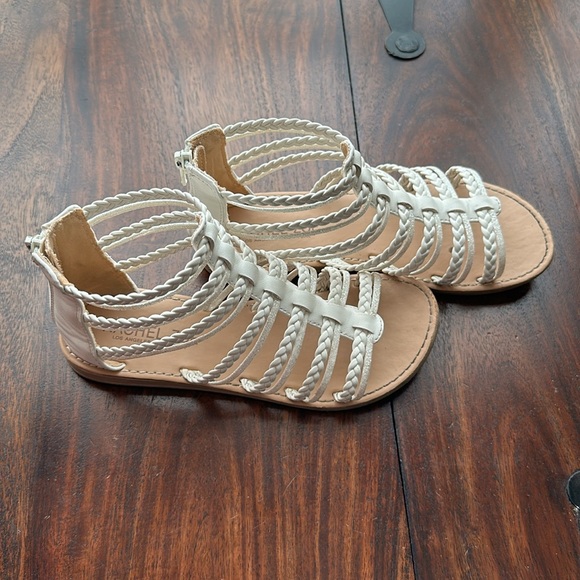 Rachel Zoe Girls White Sandals Size 3 - Picture 3 of 11